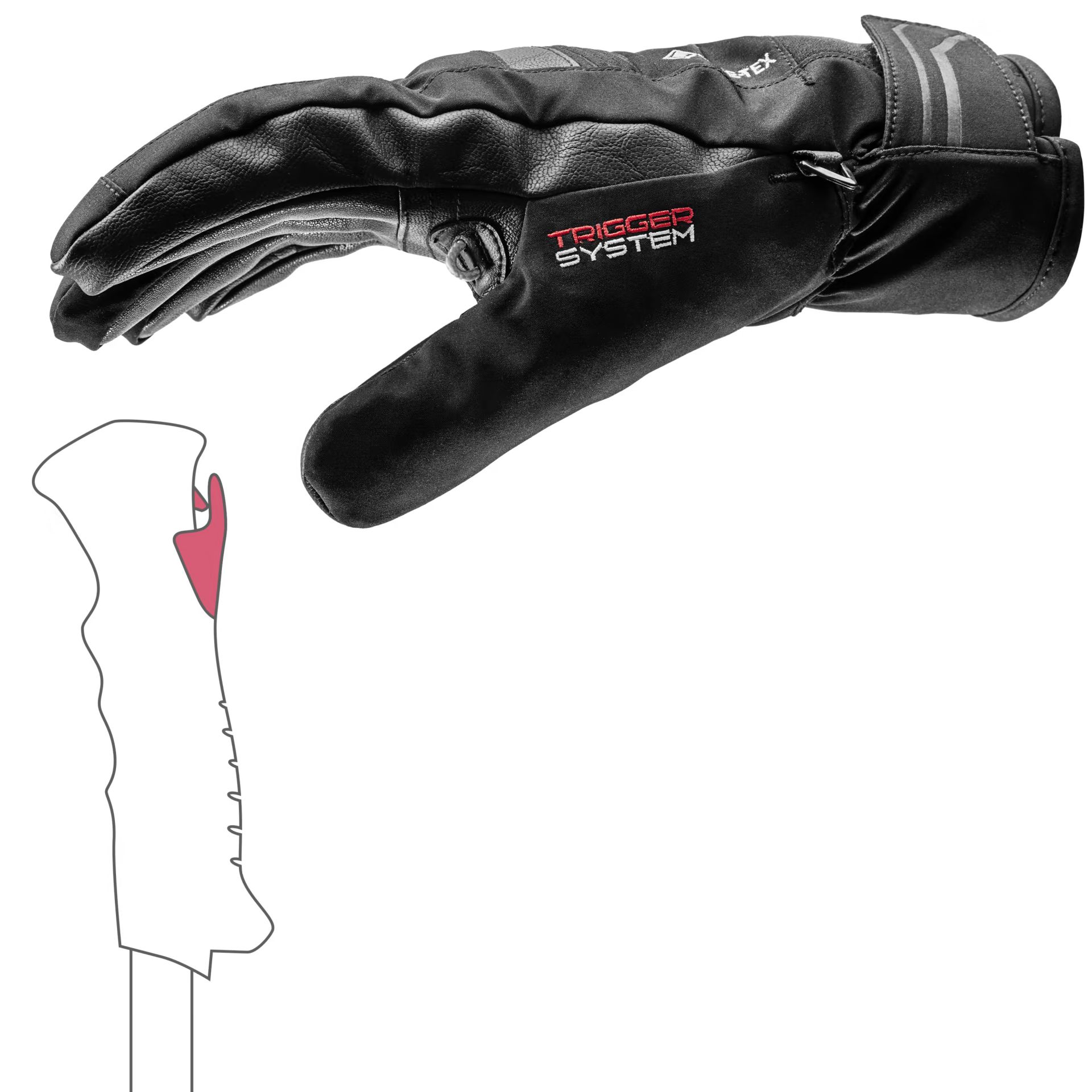 Ski & Snow Gloves -  leki SHIELD 3D GTX